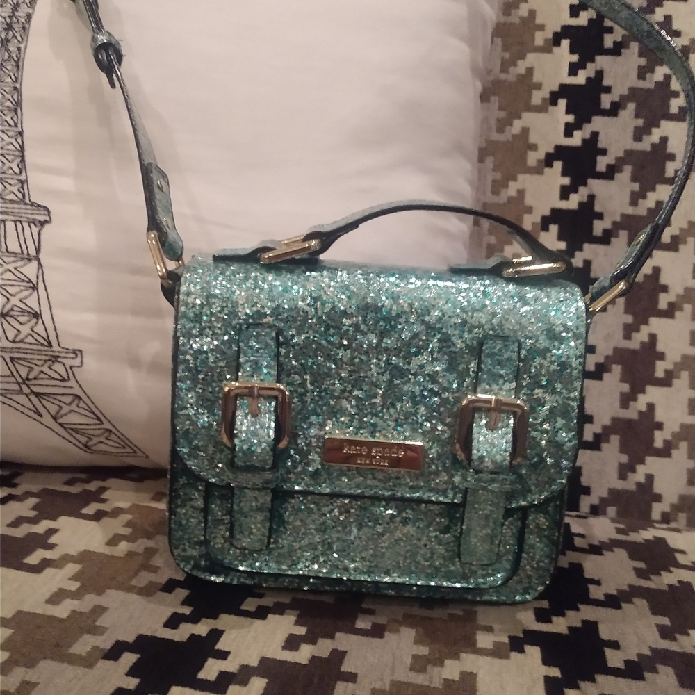Kate Spade glitter mini purse